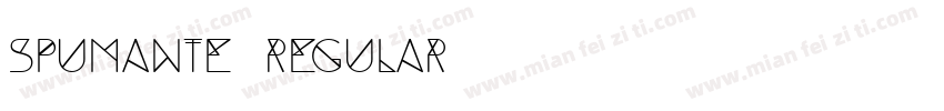 Spumante Regular字体转换